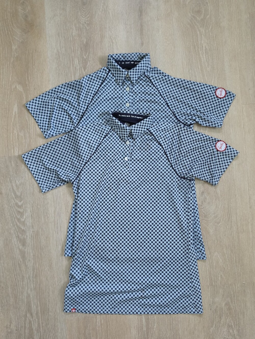 OOBE Chick-fil-A Mens HydroChill Together Team Style Waffle Fry Polo Shirt Sz XS